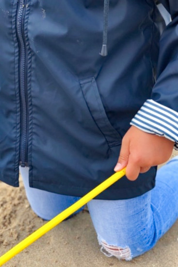 ciré imperméable doublé coton bleu marine mixte pour enfant