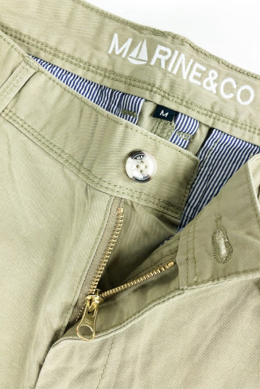 Bermuda homme, 100% coton chino